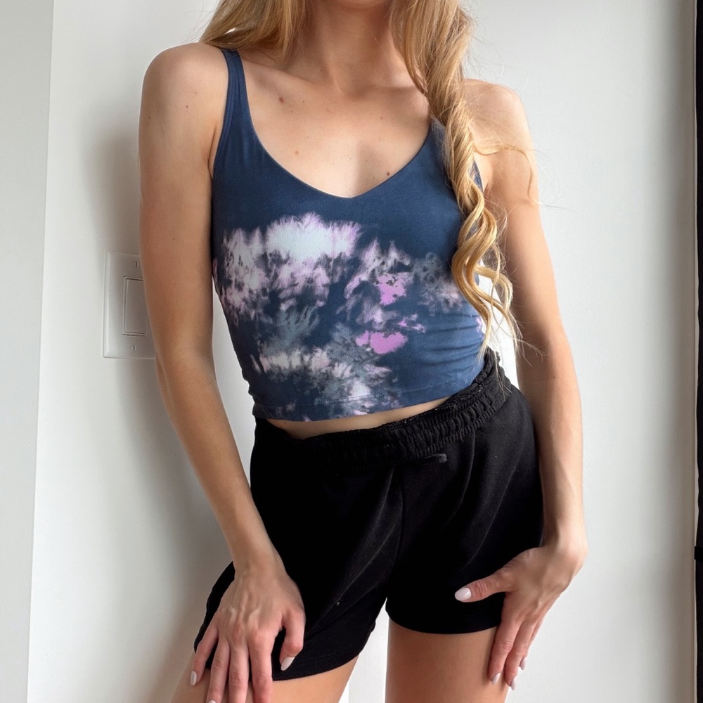 Lululemon Align Navy & Pink Tank Top
